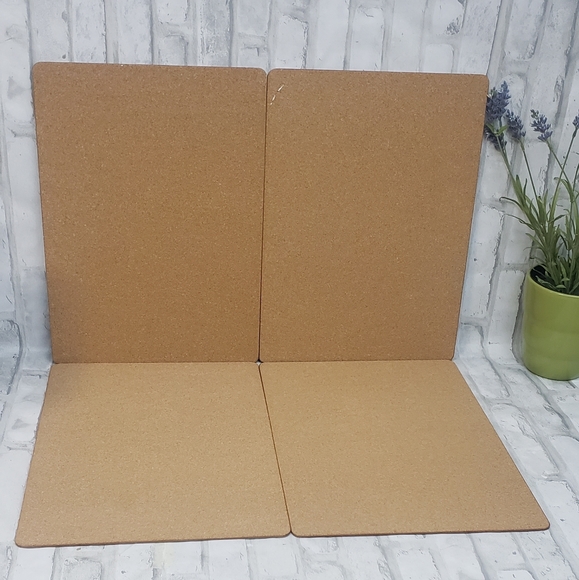 Sunflower Cork Floral Rectangular Placemats (Set of 4) - Picture 2 of 6